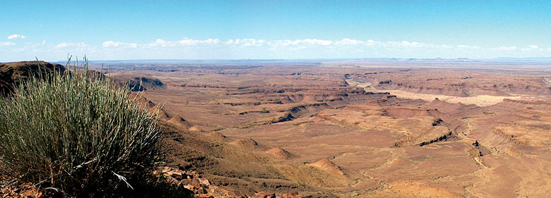 View to the Fish River Canyon